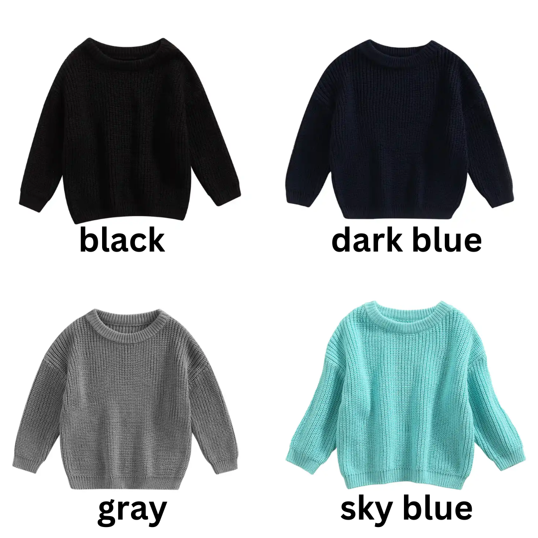 PREORDER Oversized Knit Sweater Solids