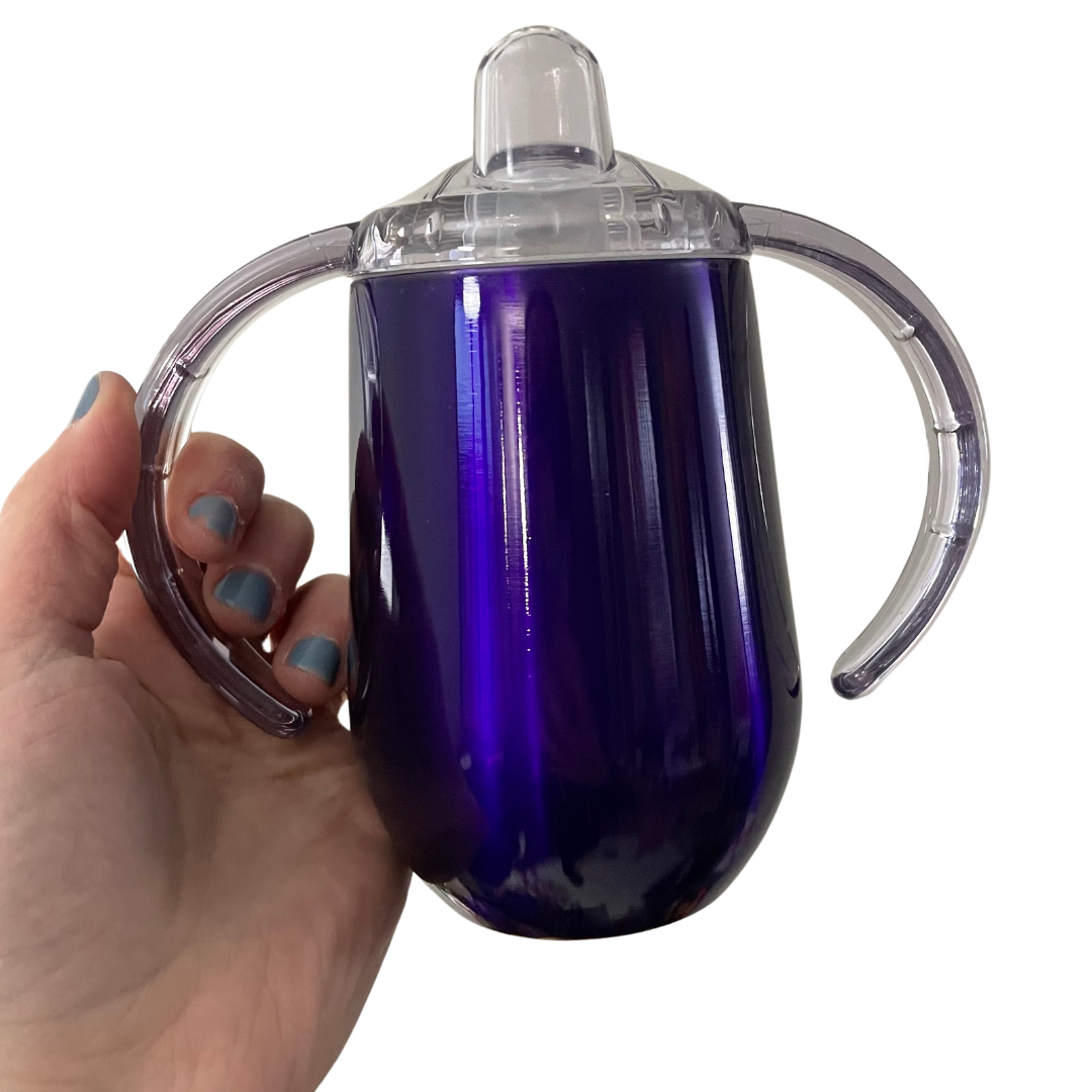 Stainless Steel Sippy Cups - Grape