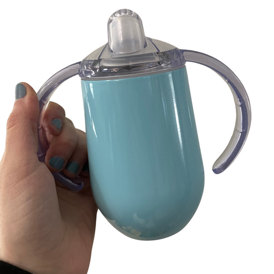 Stainless Steel Sippy Cups - Sky Blue