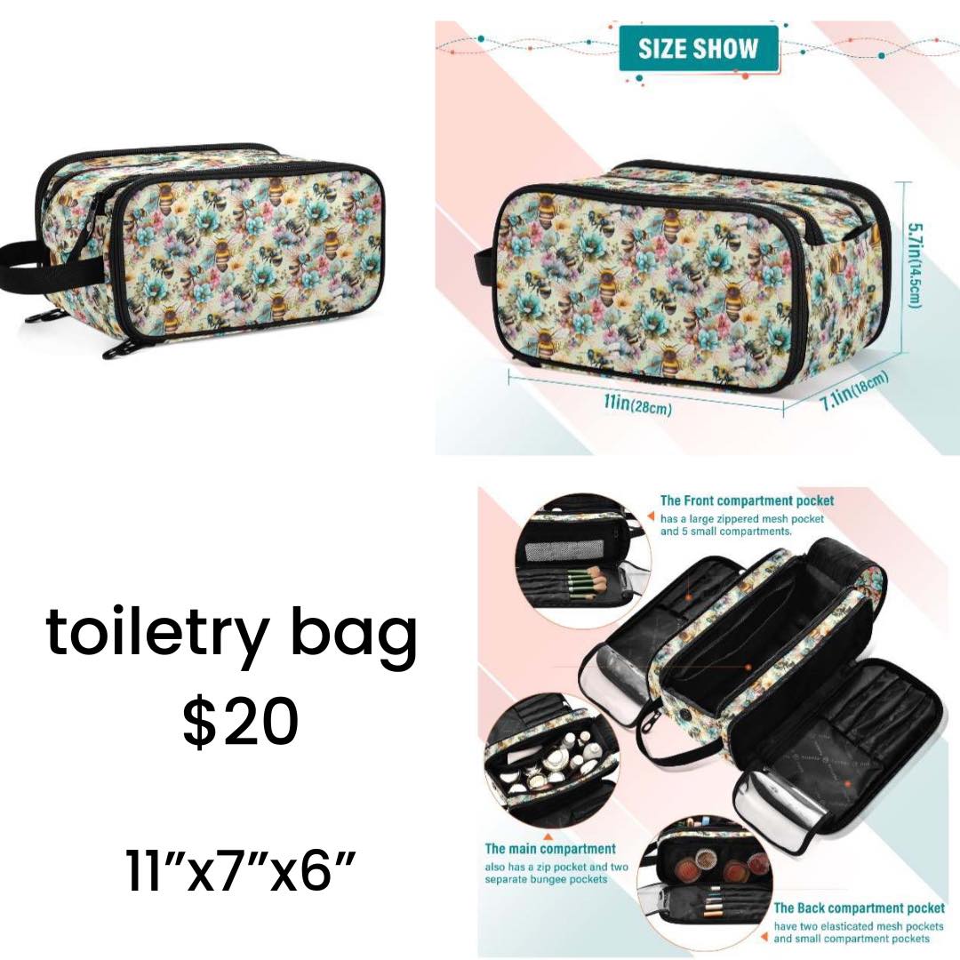 Toiletry Bag - Let's Go Girls
