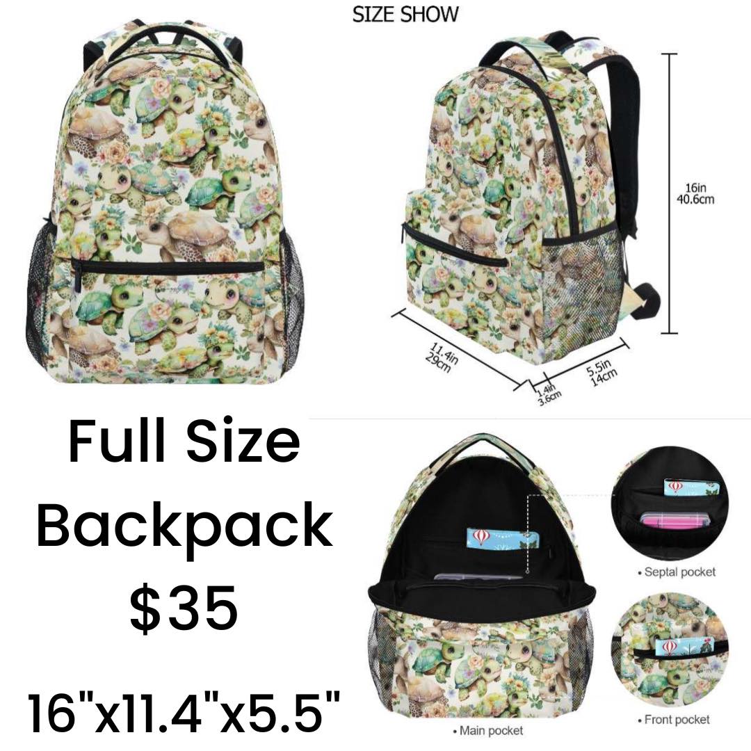 Backpack Full Size - Woodland Pink