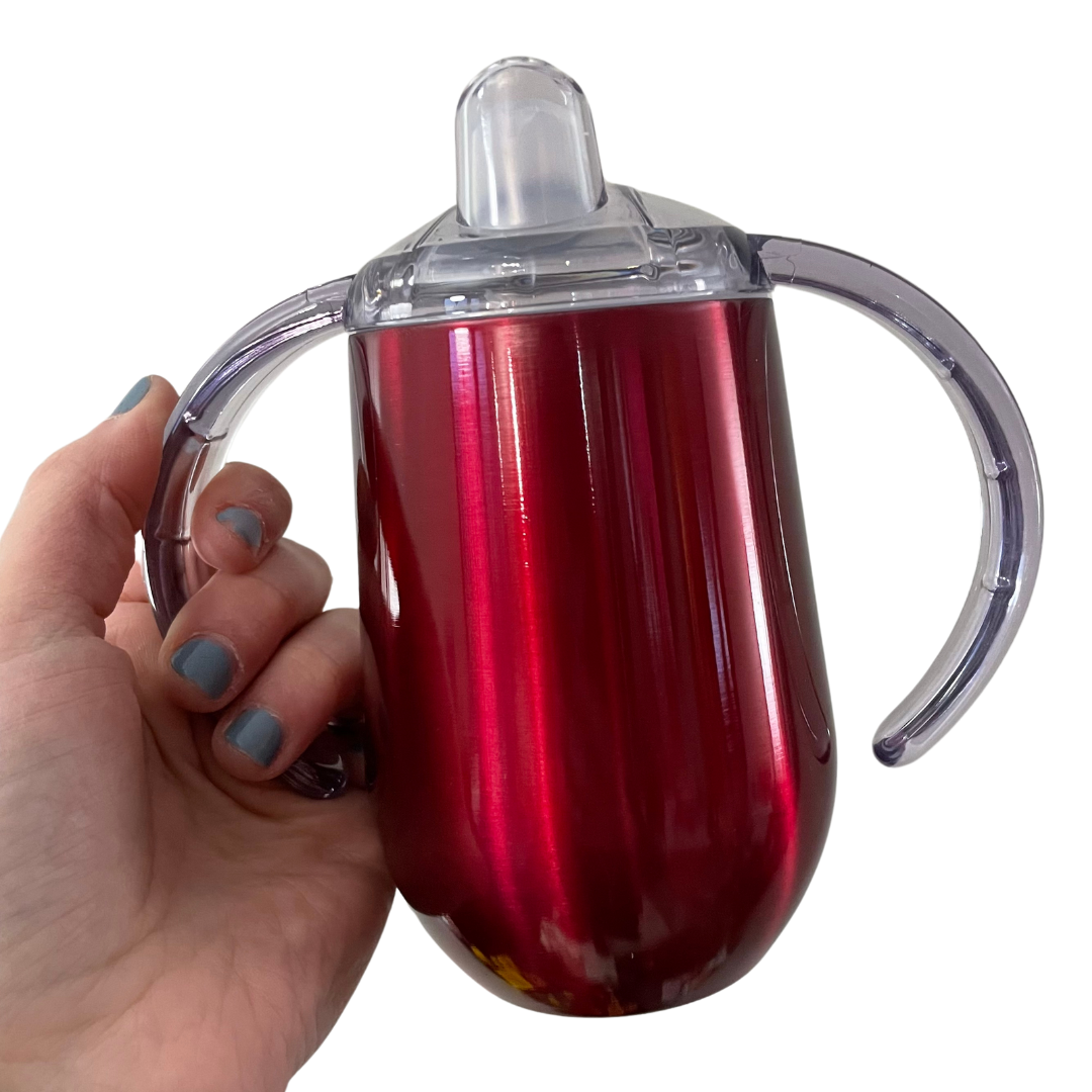Stainless Steel Sippy Cups - Candy Apple