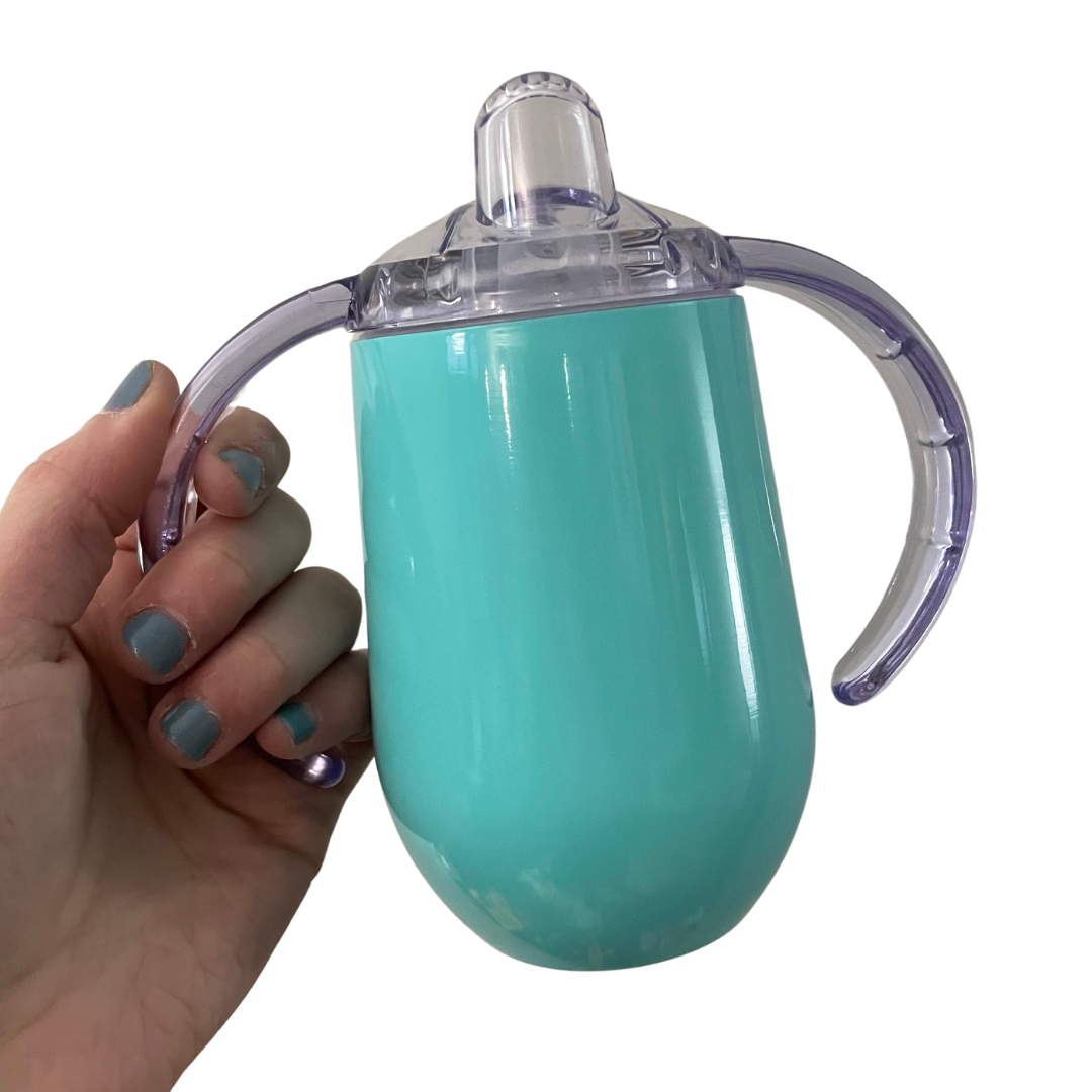 Stainless Steel Sippy Cups - Turquoise