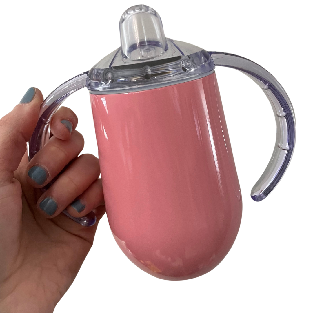 Stainless Steel Sippy Cups - Pink