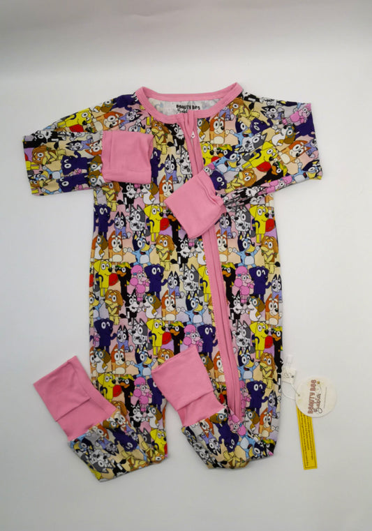 IN STOCK Friends Pink Bamboo Pajamas
