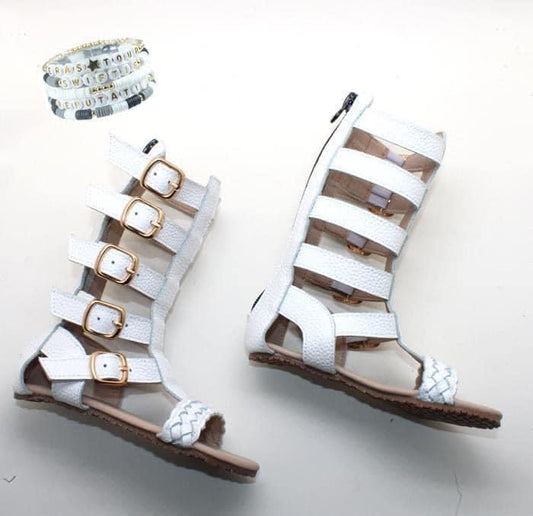 IN STOCK Gladiator Sandals White