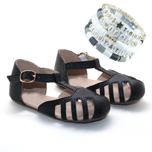 IN STOCK Closed Toe Sandals Black