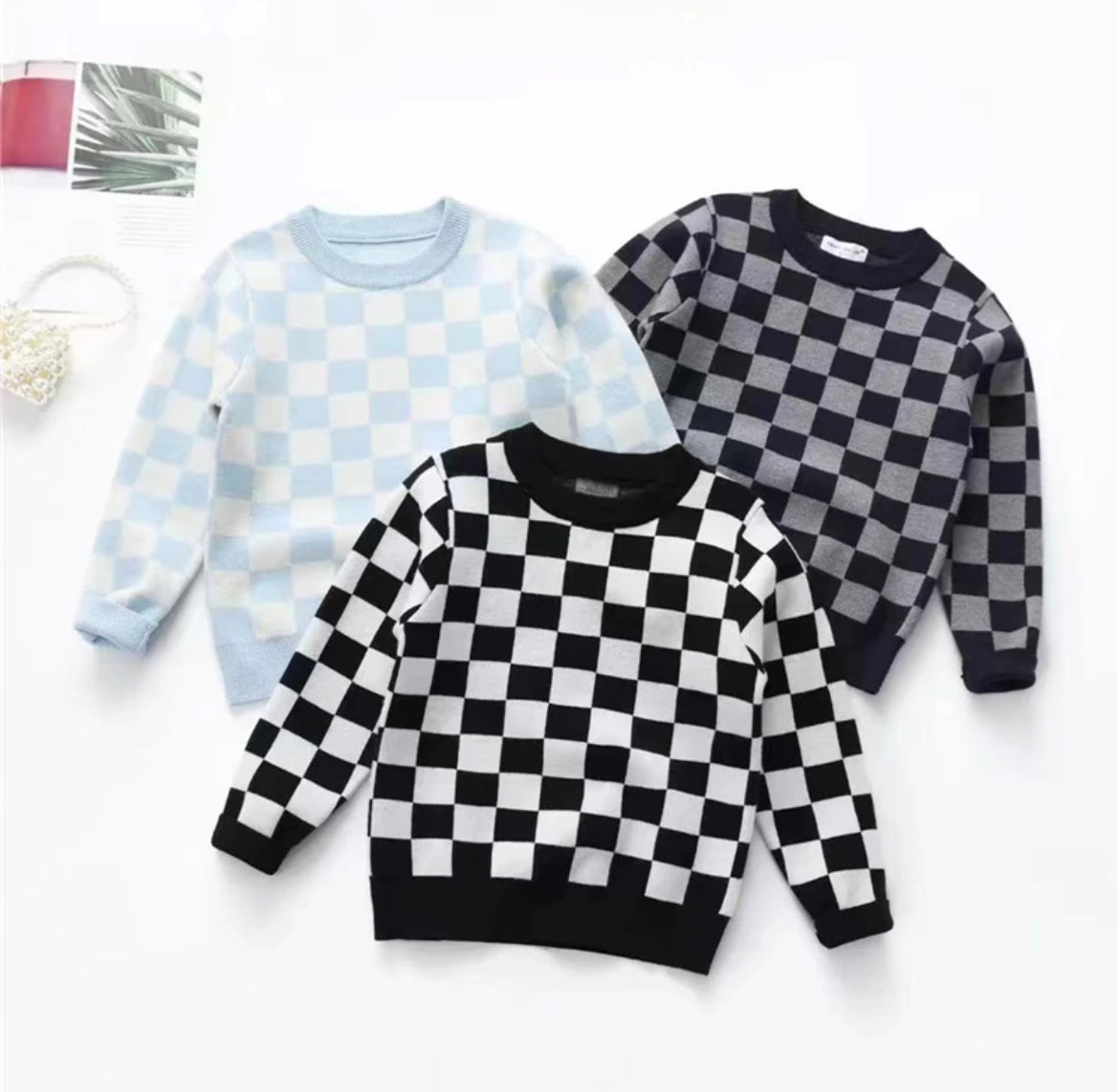 PREORDER Checkered Sweaters